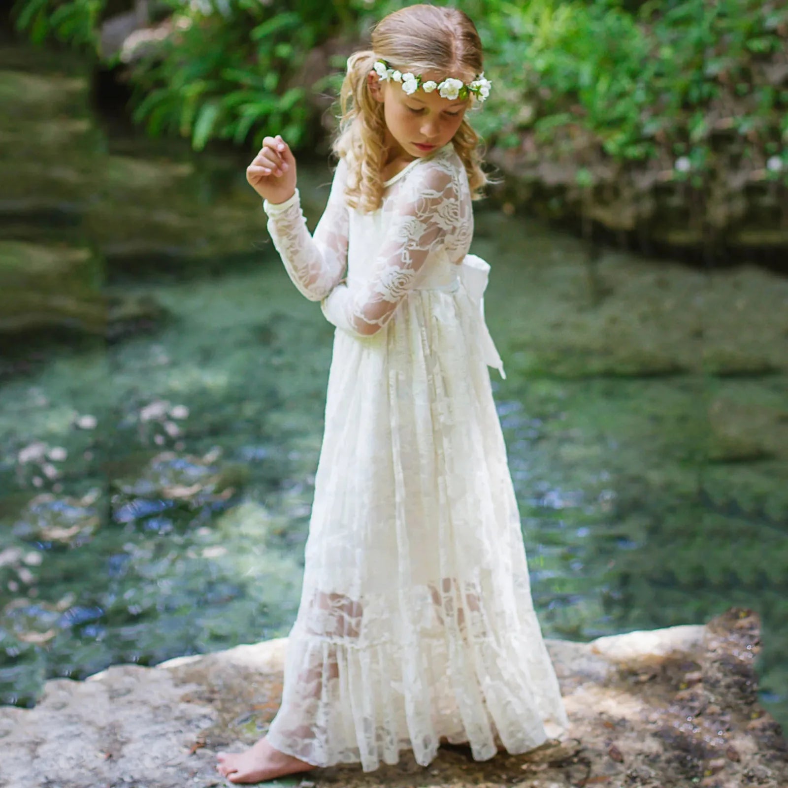 Girl Birthday Lace Dress